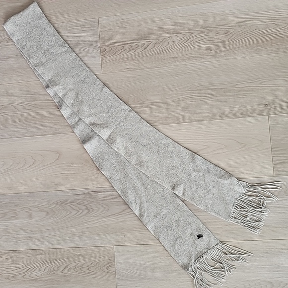 Burberry Blue Label 6' Cashmere Scarf With Tassels *Multiple Holes - Read - Picture 10 of 13